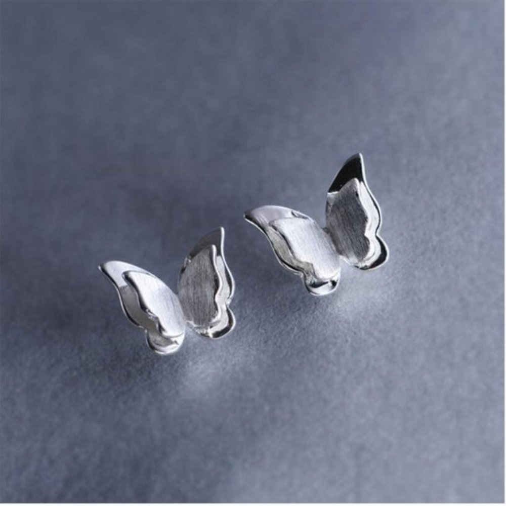*NEW [Set of 3] 925 Sterling Silver Butterfly Set - Picture 5 of 7